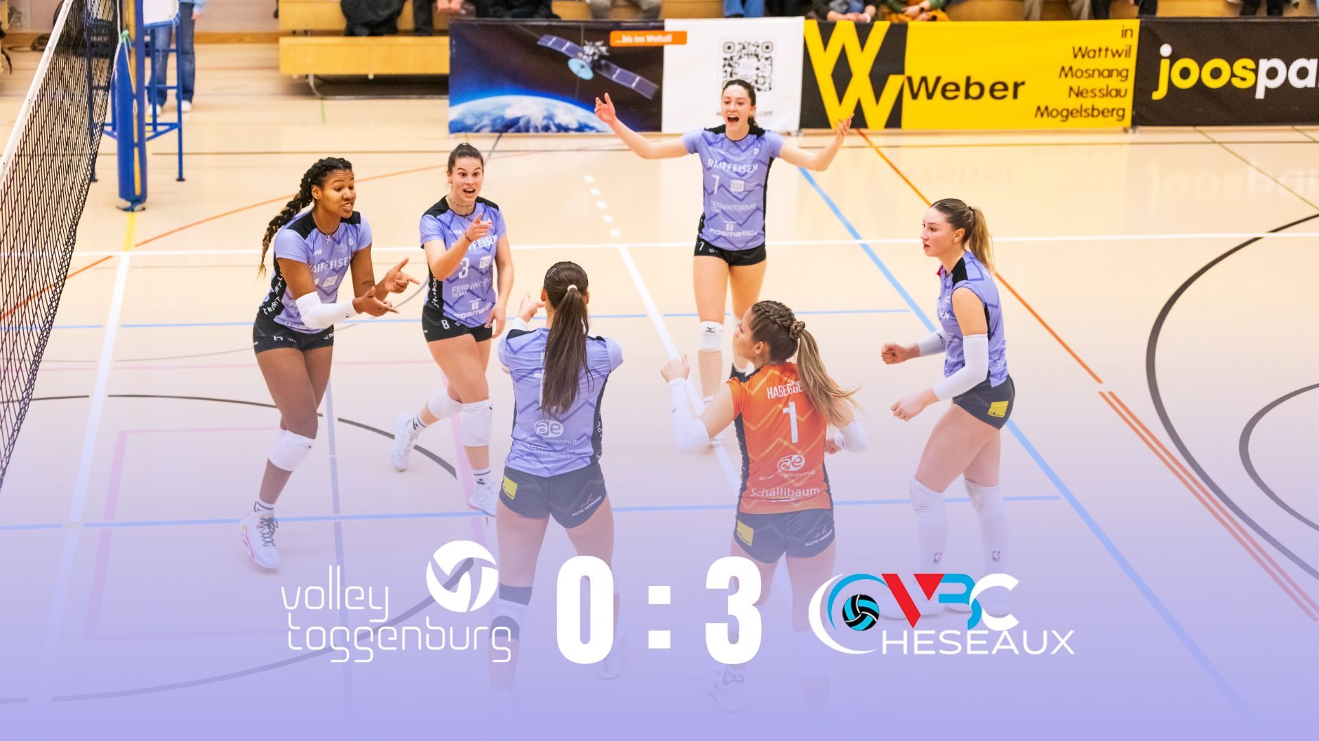 Game Result - WEB - NLA - vs. Cheseaux